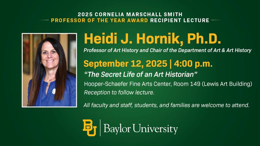 view of a poster advertising the CMS lecture for 2025